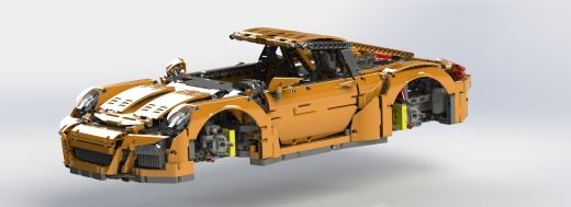 42056保时捷911立体拼装缩略图